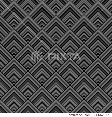 Seamless Abstract Geometric Vector Pattern With Rhombuses 86662314