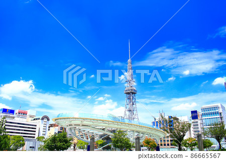 名古屋市,名古屋電視塔和綠洲的風景21 名古屋市,名古屋電視塔和綠洲的風景21 86665567