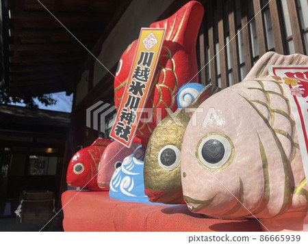 Five sea breams from Kawagoe Hikawa Shrine 86665939