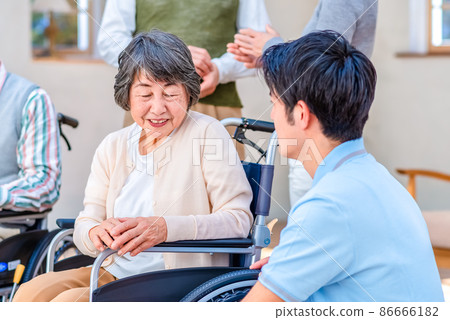 Rehabilitation Center Residents and Care Staff 86666182