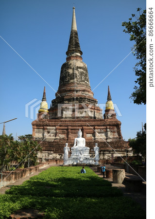 Thailand famous point ayutthaya ancient building castle 86666664