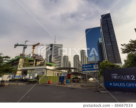 Bangkok, Thailand "Noble Revolve Ratchada 1/2" Construction work / Bangkok 86667019