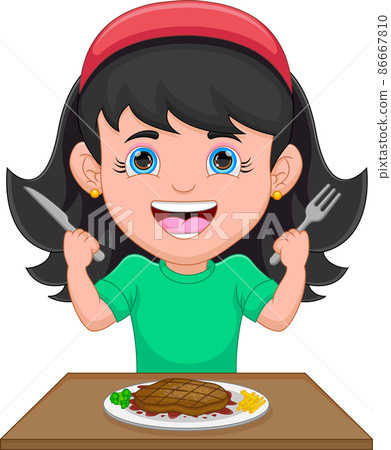 pretty girl eating beef steak cartoonpretty girl eating beef steak cartoon pretty girl eating beef steak cartoonpretty girl eating beef steak cartoon 86667810