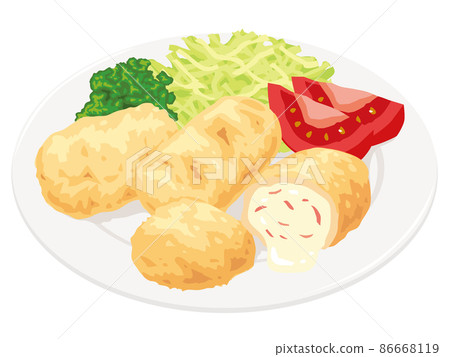 Crab cream croquette 86668119