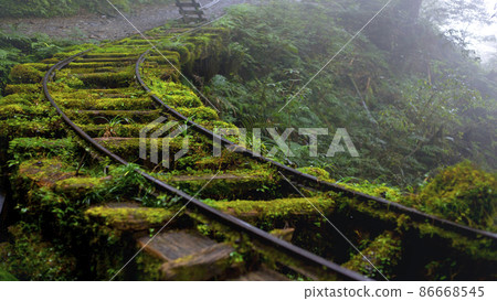 台灣，太平山，見晴古道，鐵道，台湾、太平山、建清古道、鉄道、Taiwan, railway, 86668545