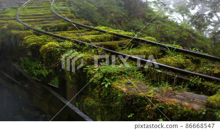 台灣，太平山，見晴古道，鐵道，台湾、太平山、建清古道、鉄道、Taiwan, railway, 86668547