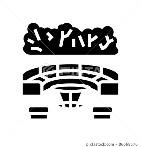 patio furniture glyph icon vector illustration patio furniture glyph icon vector illustration 86669576