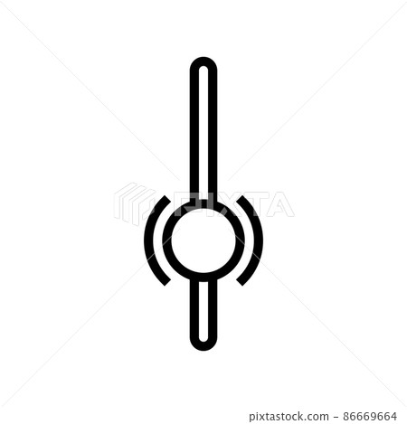 ui scroll sign line icon vector illustration ui scroll sign line icon vector illustration 86669664