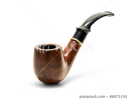 Tobacco pipe isolated Tobacco pipe isolated 86673150