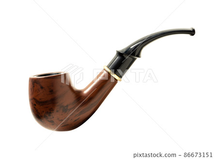 Tobacco pipe isolated Tobacco pipe isolated 86673151
