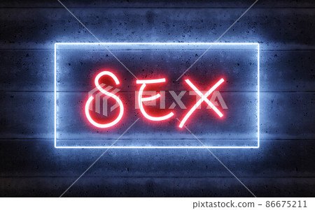 neon light letters sign with the word sex night club concept 3d render illustration neon light letters sign with the word sex night club concept 3d render illustration 86675211