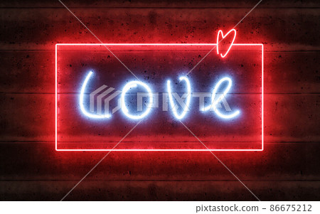 neon light love letters sign night club concept 3d render illustration neon light love letters sign night club concept 3d render illustration 86675212