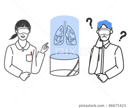 使用 VR 進行醫療的插圖 86675423