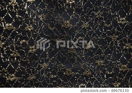 Lace fabric texture silver gold black gold gold black silver gold black silver 86676130