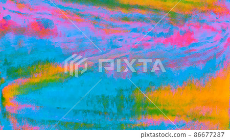 Casual data glitch geometrical nostalgic holographic background. Casual data glitch geometrical nostalgic holographic background. 86677287