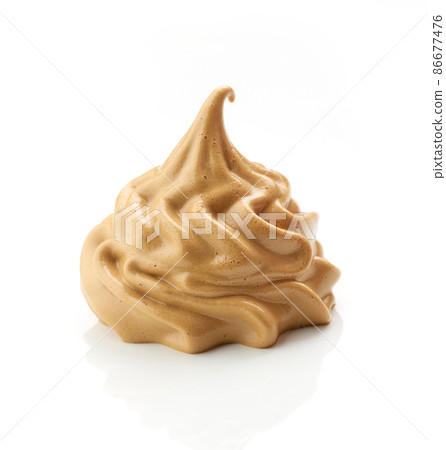 whipped caramel and coffee cream 86677476