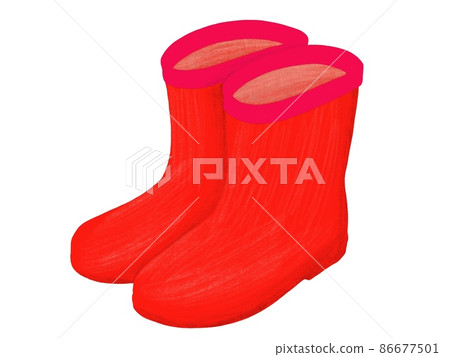 紅色靴子 86677501