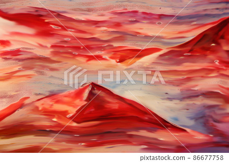Pyramids Blured Picture Pyramid Shape Painting In Blurred Red Tones... - Stock Illustration ...