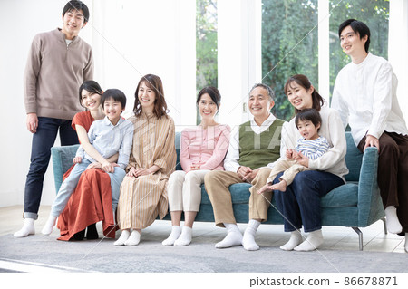 Large family, 3rd generation family, 3rd generation family Large family, 3rd generation family, 3rd generation family 86678871
