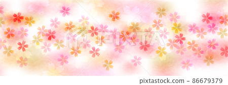 Sakura spring flower background 86679379