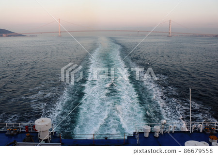 Akashi Kaikyo Bridge over Kobe and Awaji Island Akashi Kaikyo Bridge over Kobe and Awaji Island 86679558