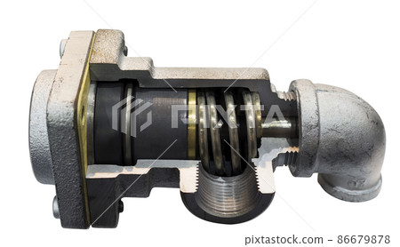 Cross Section of Thermostat valve Cross Section of Thermostat valve 86679878
