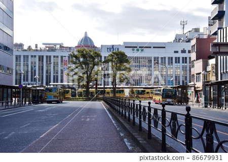 Hiratsuka City Tokaido (former Tokaido) Hiratsuka-juku Hiratsuka Station and the streets in front of Hiratsuka Station 86679931