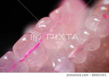 玫瑰石英手鍊能量石 86681401