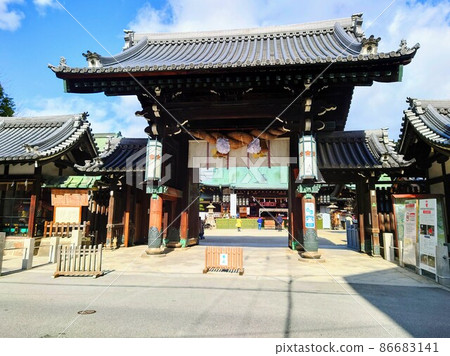 Omotesando Gate of Osaka Tenmangu Shrine Omotesando Gate of Osaka Tenmangu Shrine 86683141