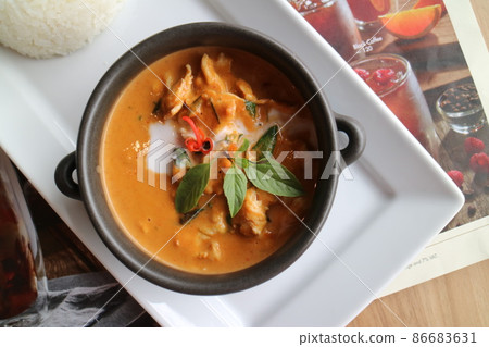 擺盤相當漂亮的泰式料理食物 餐點擺拍 擺盤相當漂亮的泰式料理食物 餐點擺拍 86683631