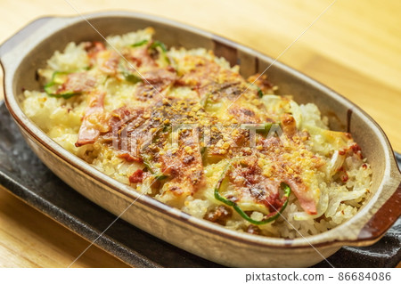 Natto pizza rice up 86684086