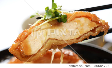 Japanese style grated katsudon 86685722