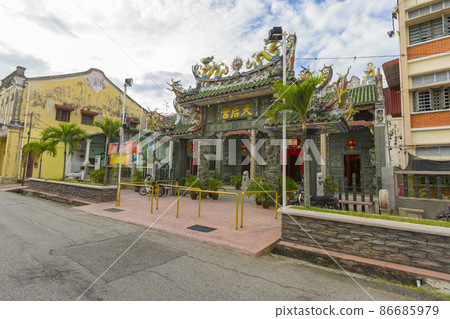 Beautiful view of Thean Hou Temple in Penang, Malaysia Beautiful view of Thean Hou Temple in Penang, Malaysia 86685979