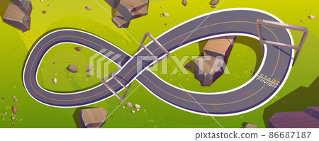 Speed race car track map for game 86687187