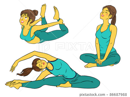 3 sets of women fitness instructors 86687988
