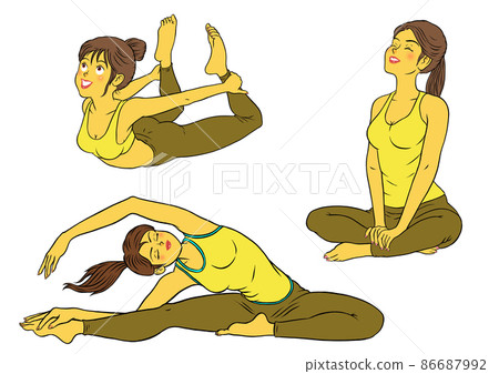 3 sets of women fitness instructors 86687992
