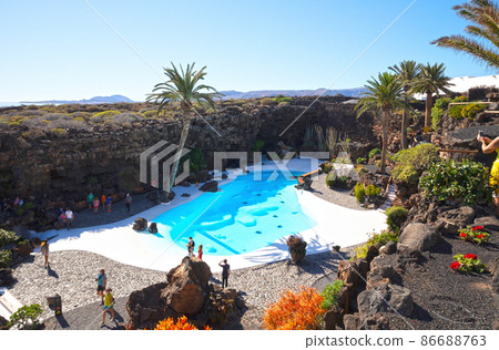 Lanzarote, Spain - Januari 1, 2022 86688763