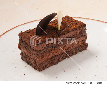chocolate cake slice truffle with chocolate mousse and sponge cake chocolate cake slice truffle with chocolate mousse and sponge cake 86688888