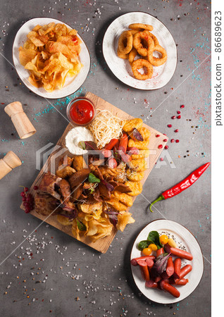 assorted beer snacks assorted beer snacks 86689623