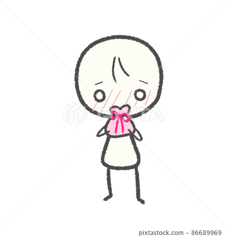 Simple and cute valentine stickman 86689969