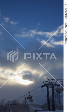 Scenery of the ski resort 86690193