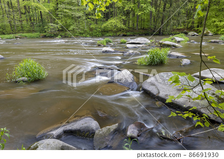 river Sazava near Smrcna, Czech Republic 86691930