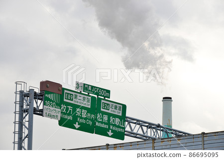 近畿高速公路路標 86695095