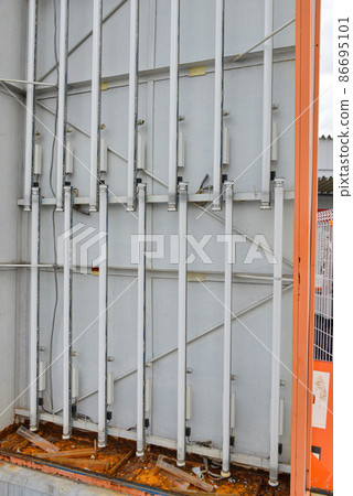 Illuminated signboard under design change Illuminated signboard under design change 86695101