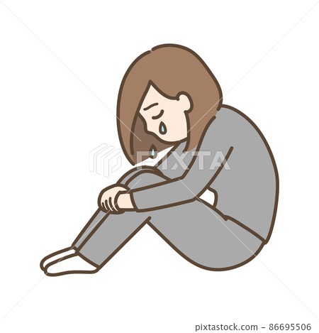 Woman crying 86695506