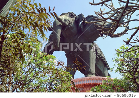 The Erawan Museum, a famous attraction in Bangkok, Thailand The Erawan Museum, a famous attraction in Bangkok, Thailand 86696019