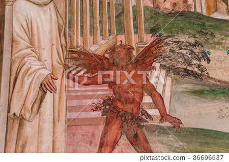 Abbey of Monte Oliveto Maggiore, Tuscany, Italy 86696687