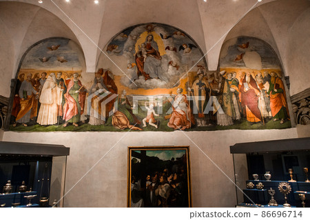 Abbey of Monte Oliveto Maggiore, Tuscany, Italy Abbey of Monte Oliveto Maggiore, Tuscany, Italy 86696714