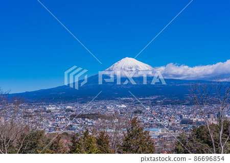 （靜岡縣）從白山公園看到的富士山 86696854