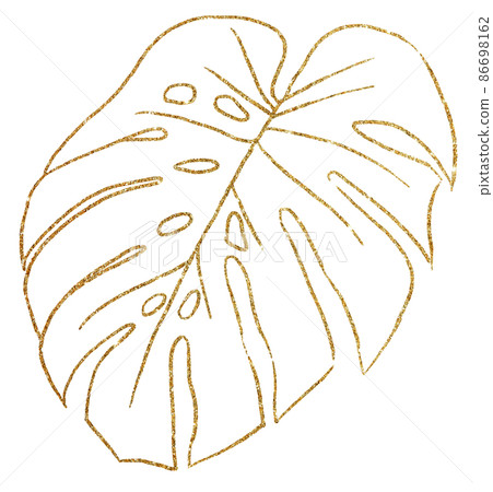 monstera schlüsselanhänger Monstera Leaf Leather Bag Charm or Keychain main image 1